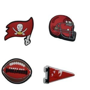 4 Tampa Bay crocs charms